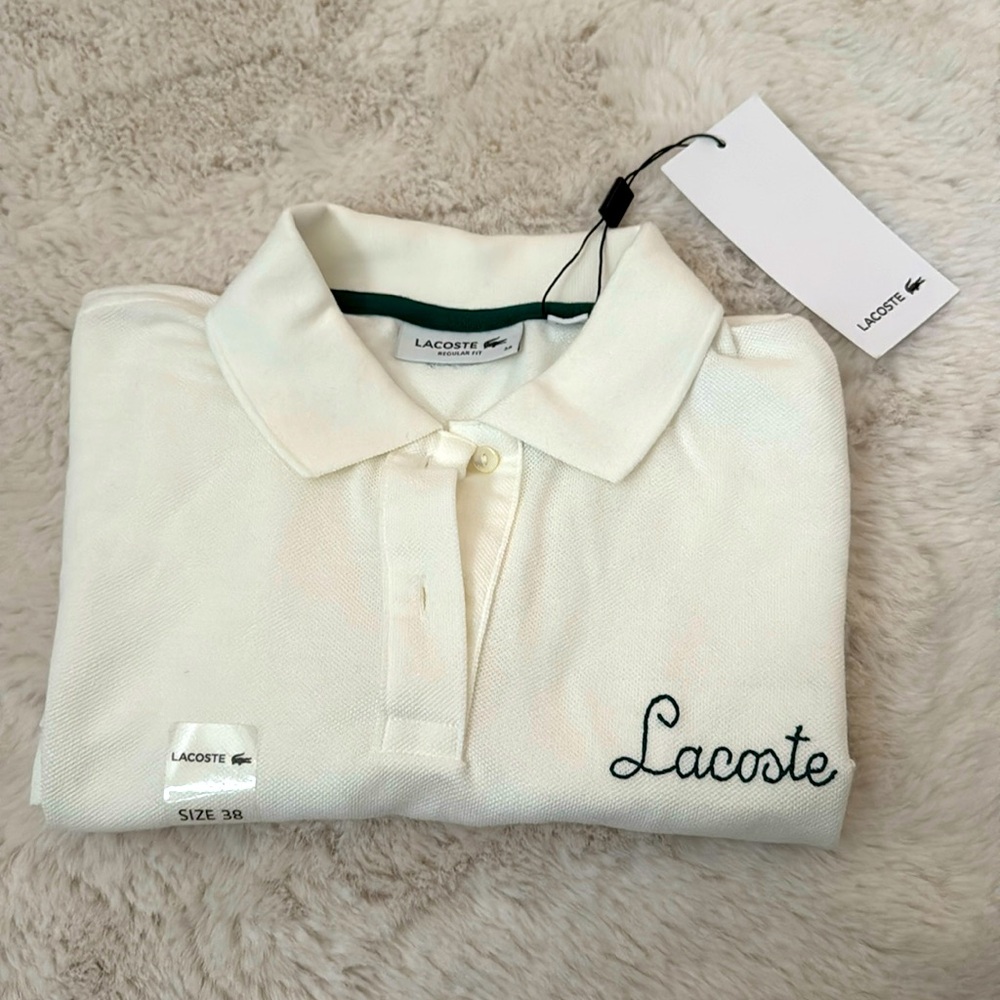 Lacoste White Polo Shirt